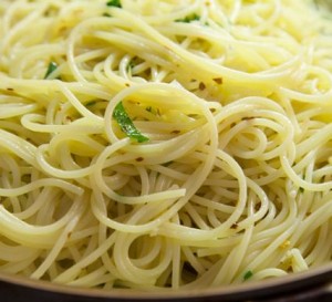 Pasta with Garlic Oil